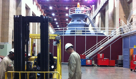 Hoover Dam Forklift Training